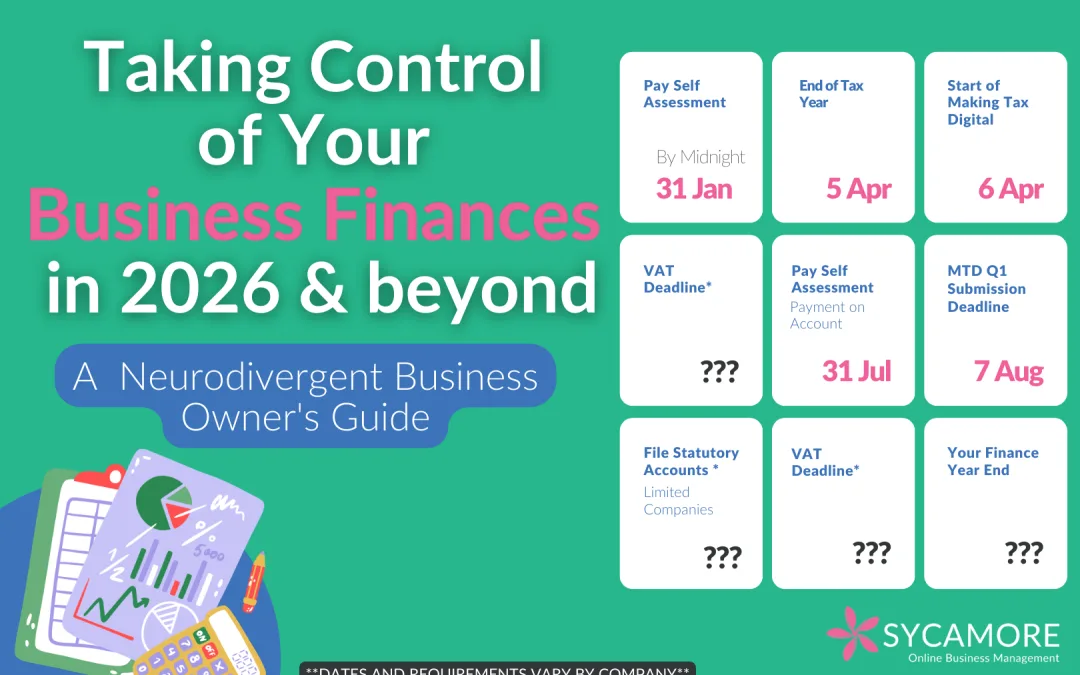 Taking Control of Your Business Finances in 2026: A Guide for Neurodivergent Business Owners