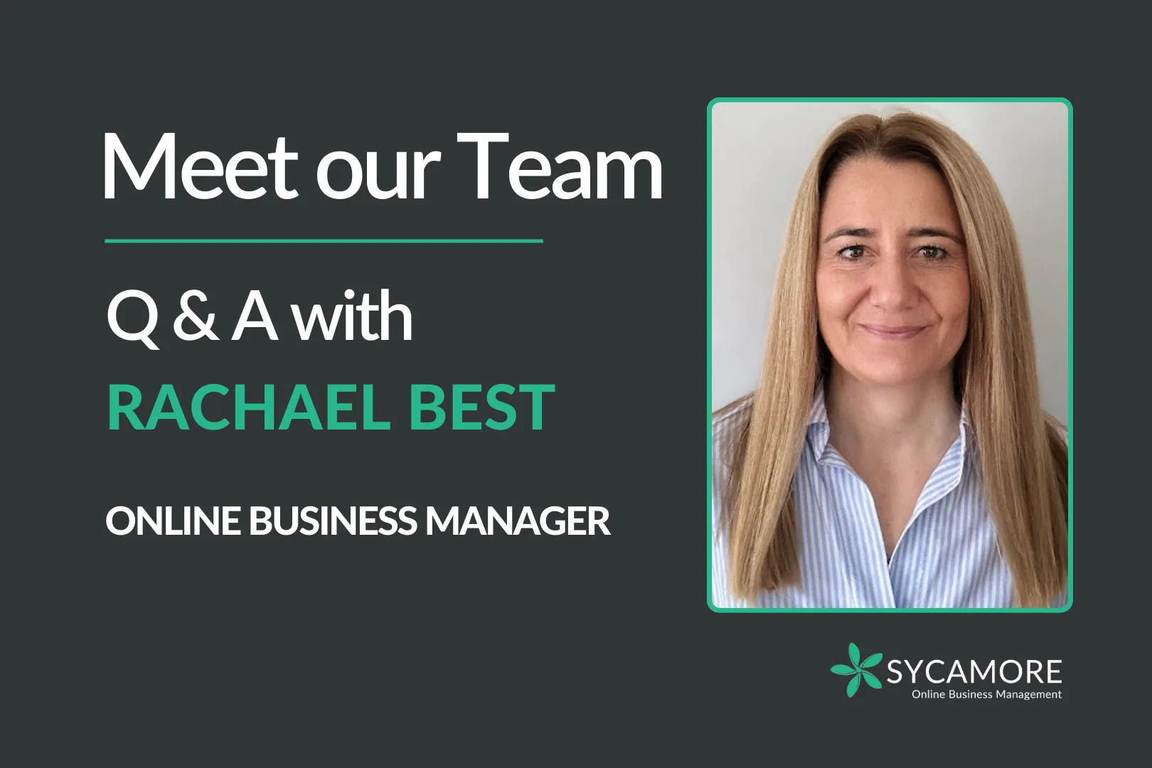 Rachael - Meet the team
